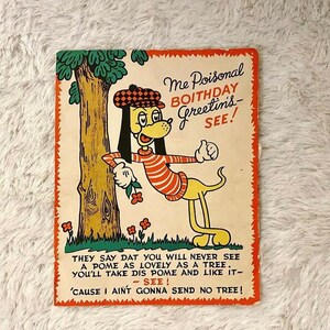 Sua escolha de um cartão de aniversário vintage convite de festa de aniversário nova casa cartões de boas-vindas papel efêmera irmão pacote