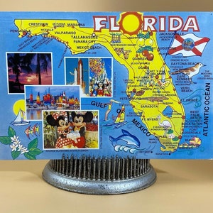 Jahrgang Florida Souvenir Postkarte Junk Journal Ephemera