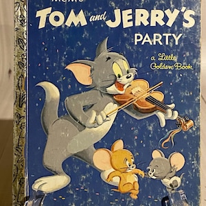 Vintage Tom and Jerry’s Party A Little Golden Book
