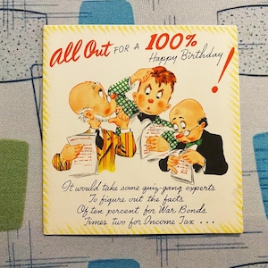 Su elección de una tarjeta de cumpleaños vintage Efímera Mamá Kitsch Madre Hermana Gato antropomórfico Gatito Simple Simon Oso Animal