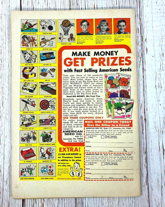 Vintage Comic Book March 1972 Dennis the Menace Number 119 Winter