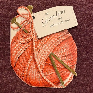 Votre choix d’une carte de vœux vintage Grand-mère Fête des mères Thanksgiving Neveu Petit-fils Anniversaire de Pâques Félicitations Éphémère