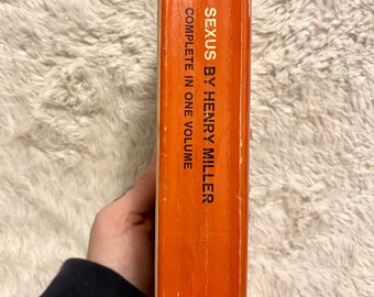 Vintage Book the Rosy Crucifixion Sexus Book One and Two in One