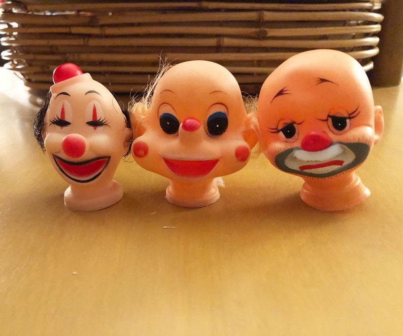 clown doll heads