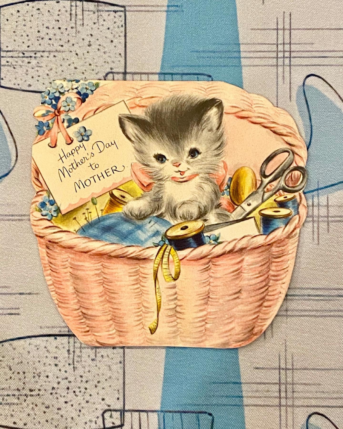 マザーキャット（非売品）&DVD Your Choice Vintage 1950s Mother's Day Card Kitsch MCM