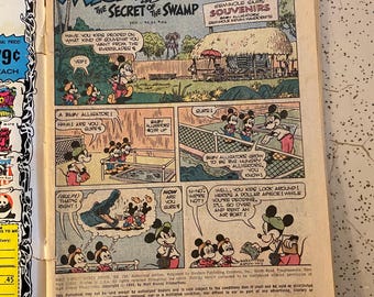 ヴィンテージ ミッキーマウス 1959年 ディズニー コミックブック 第154
