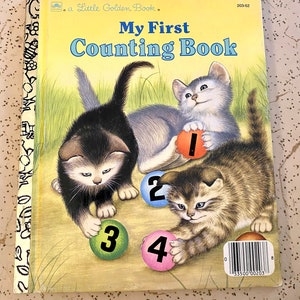 Vintage Little Golden Book 1957 My First Counting Book