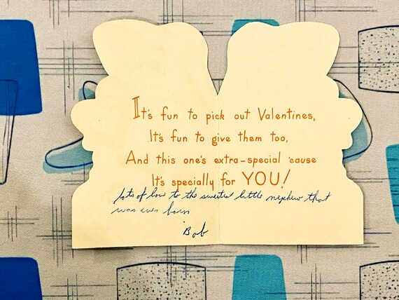 Your Choice of a Vintage Valentine's Day Card Kitsch Ephemera