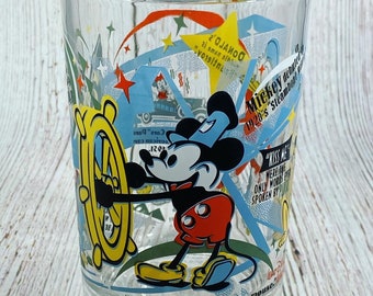 Vintage McDonald's 100 Jaar Magie Disneys MGM Hollywood Studios Glas Mickey Mouse Donald Duck Dopey