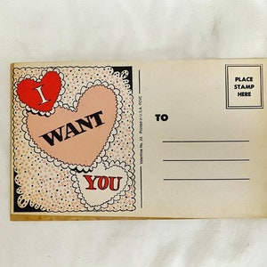 Votre choix d’un millésime Mean Valentine’s Day Postcard Adulte Humour Valentine Blague Cartoon Ephemera Pas Agréable