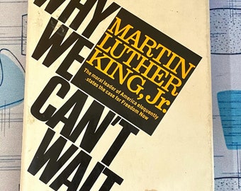 Extremely Rare Book 1964 First Edition  Why We Can’t Wait by Martin Luther King Jr. Hardcover MLK Dr. King Civil Rights BLM Hard to Find HTF