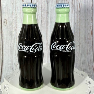 Vintage Coca Cola Flasche Salz und Pfeffer Streuer