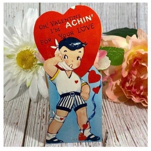 Su elección de un San Valentín vintage Efímera Animales kitsch Antropomórfico Pirata Correo de correo Oficina de correos Baño de vendaje