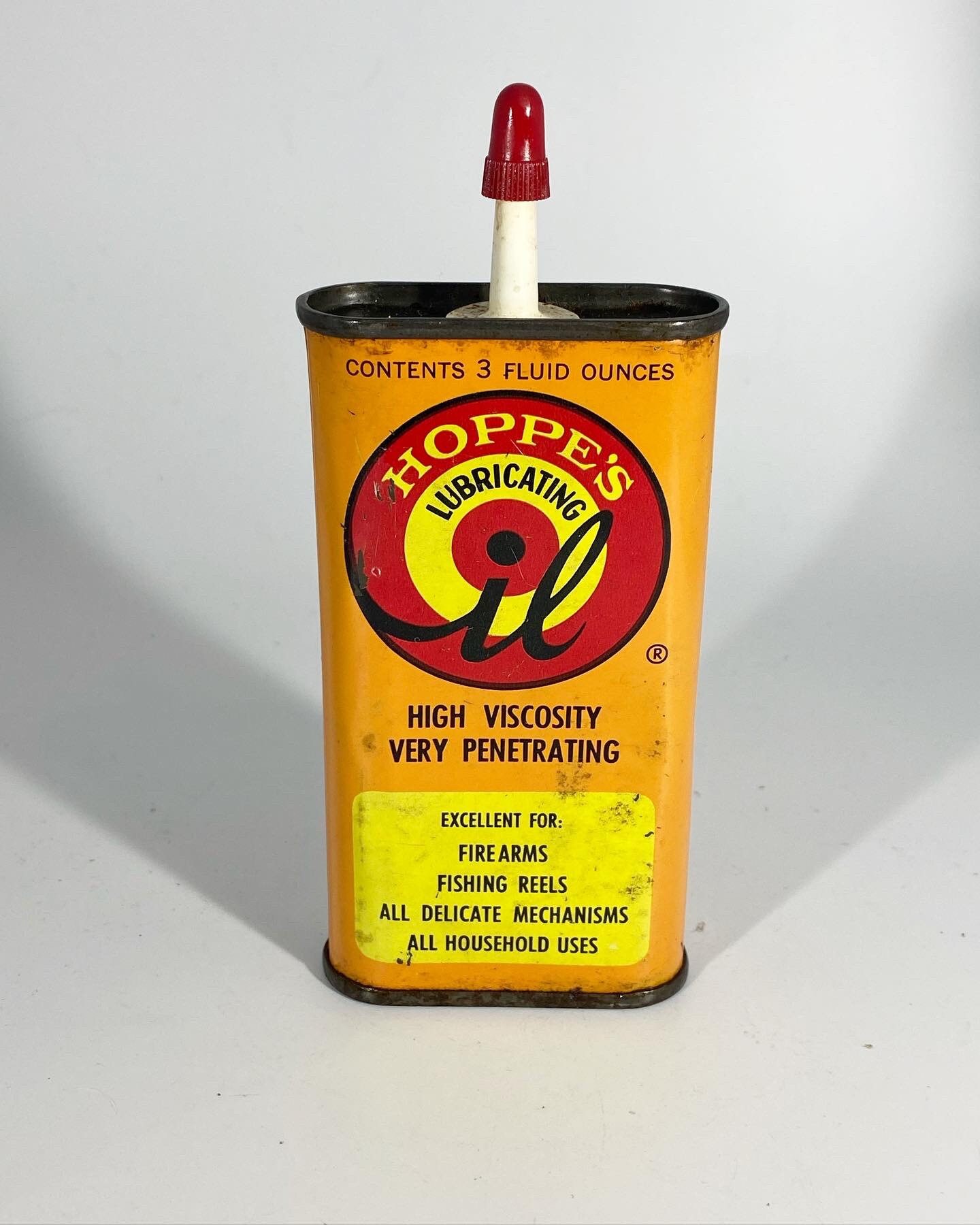 Vintage Hoppes Lubricating Oil Tin for Firearms Fishing Reels Household -   Finland