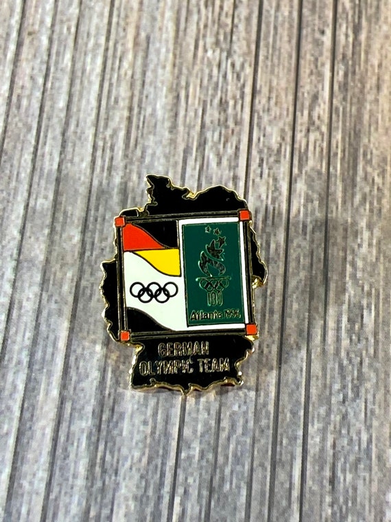 Vintage 1996 German Olympic Team Pin Atlanta Geor… - image 2