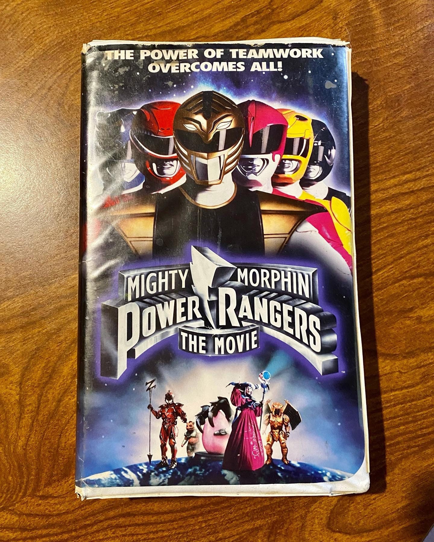 Vintage VHS 1995 Mighty Morphin Power Rangers The Movie MMPR Etsy