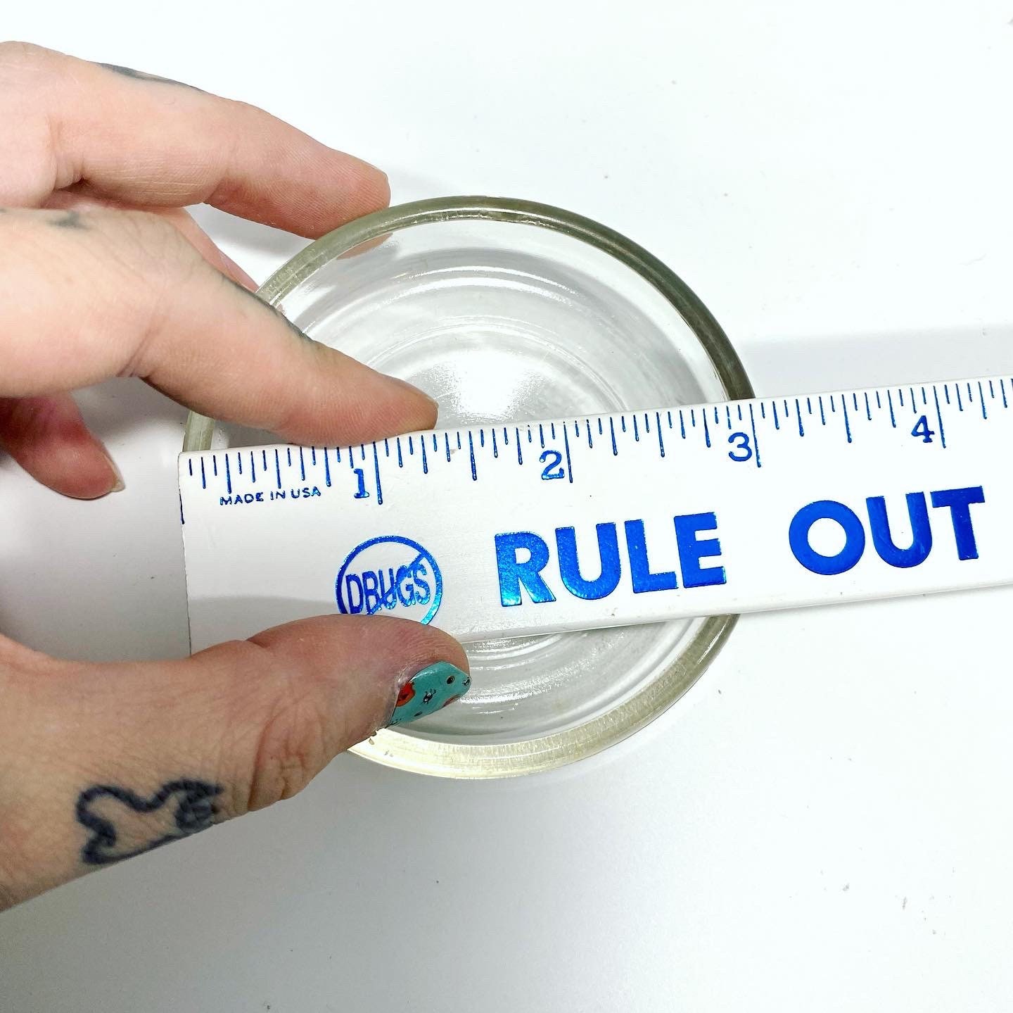 Small Vintage Round Glass Replacement Lid Etsy