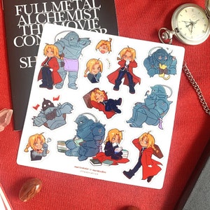 Fullmetal Alchemist 6x6" Sticker Sheet