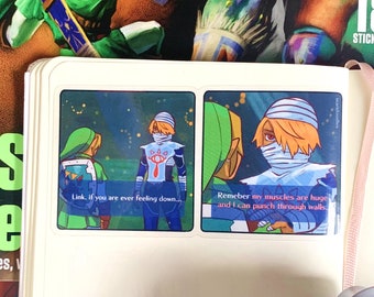 Sheik Ocarina of Time Clear Sticker