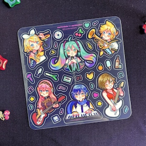 Vocaloid 6x6&quot; Sticker Sheet