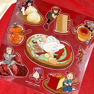 Mini Delicious In Dungeon 6x6&quot; Sticker Sheet