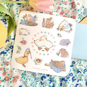 Ducklings 5x5" Sticker Sheet