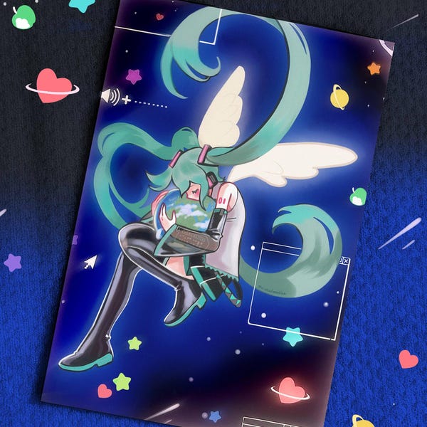 Hatsune Miku World Cosmic Print