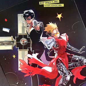 Trigun Vash Wolfwood Print