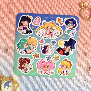 Sailor Moon 6x6 Sticker Sheet image 2