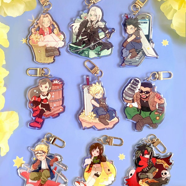 Final Fantasy VII 3" Pastel Charm FINAL SALE