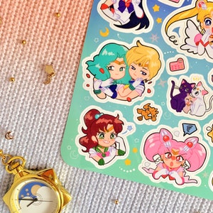 Sailor Moon 6x6 Sticker Sheet image 6