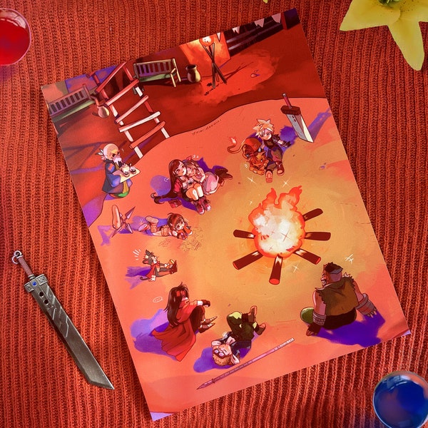 FFVII Cosmo Canyon Print