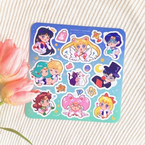 Sailor Moon 6x6 Sticker Sheet image 4