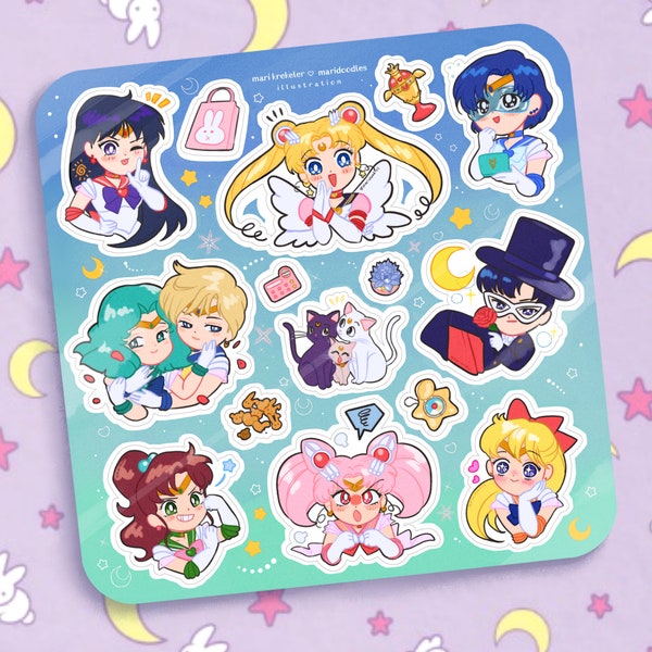 Sailor Moon 6x6" Sticker Sheet