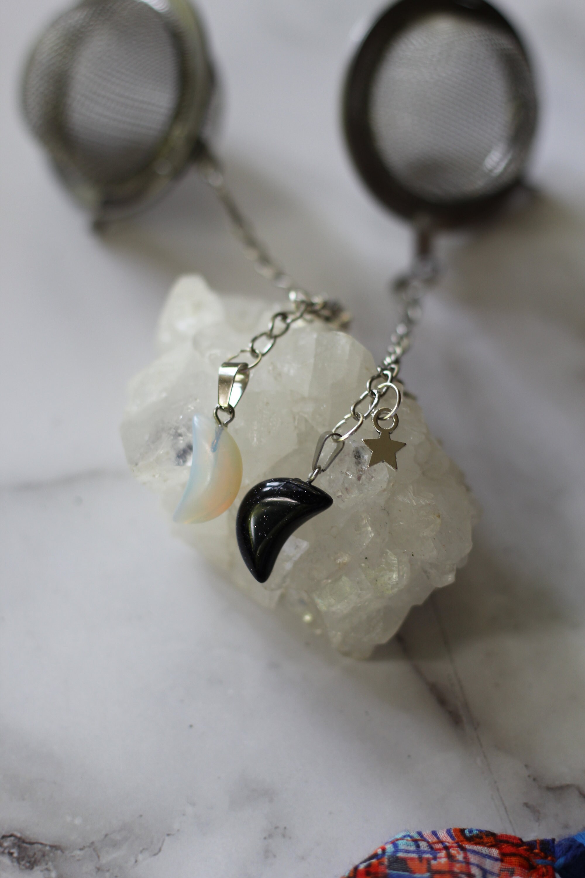 Schwarze Galaxie Mond Tee Infuser Kugel Lose Blatt Tee Mond | Etsy