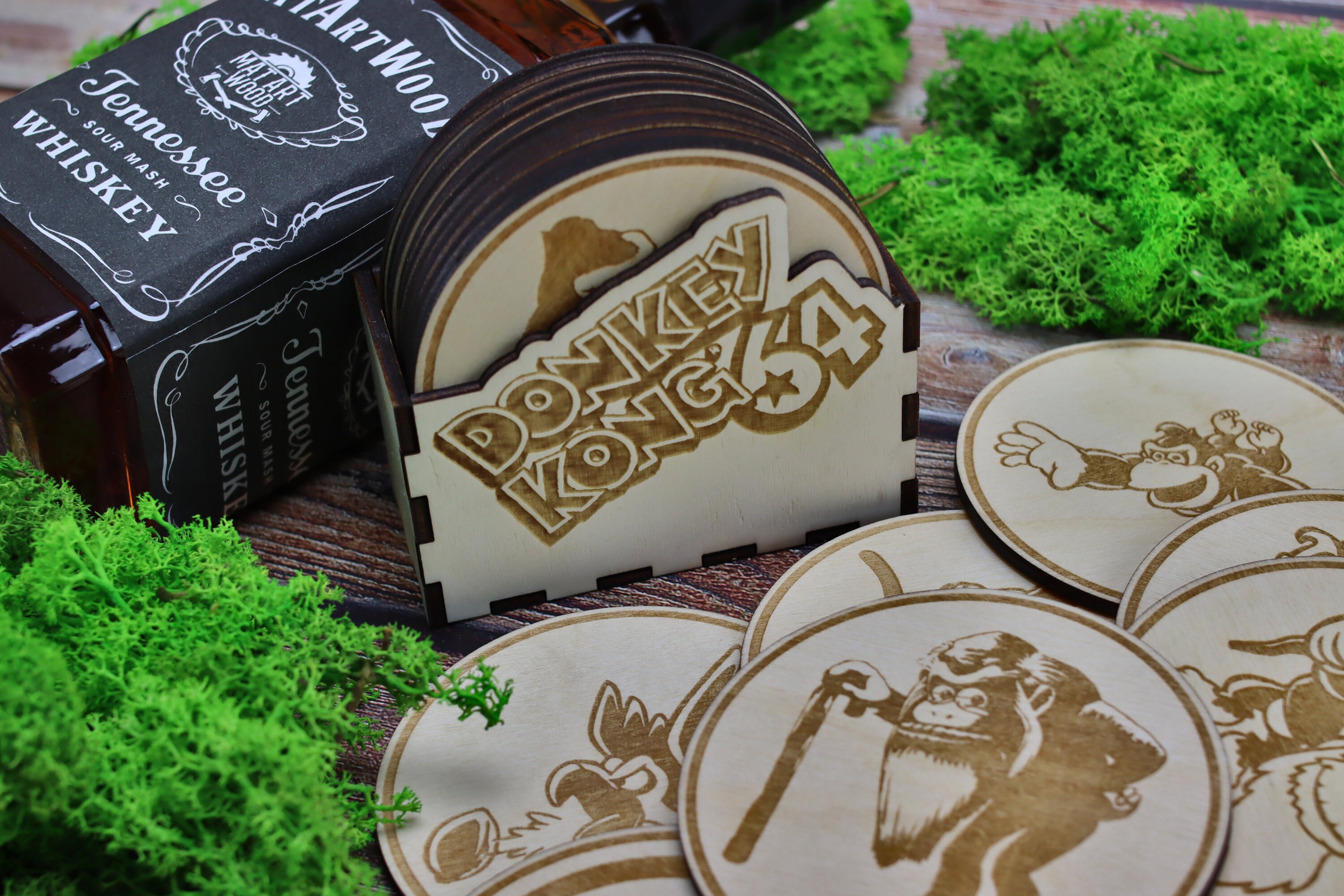 Video Game Coasters Round Set of 9 Coasters personalized Etsy