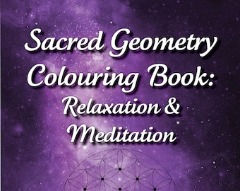 Libro para colorear de geometría sagrada: Relajación y meditación PDF imprimible
