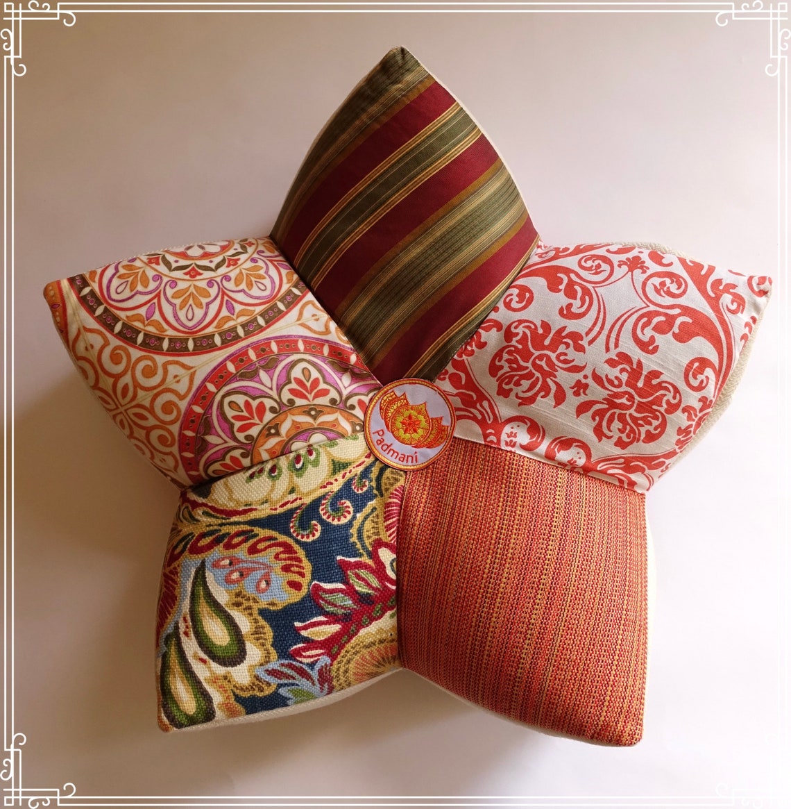 Large Padmani Original Lotus Meditation Pillow Etsy