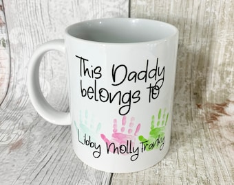 personalised handprint mugs