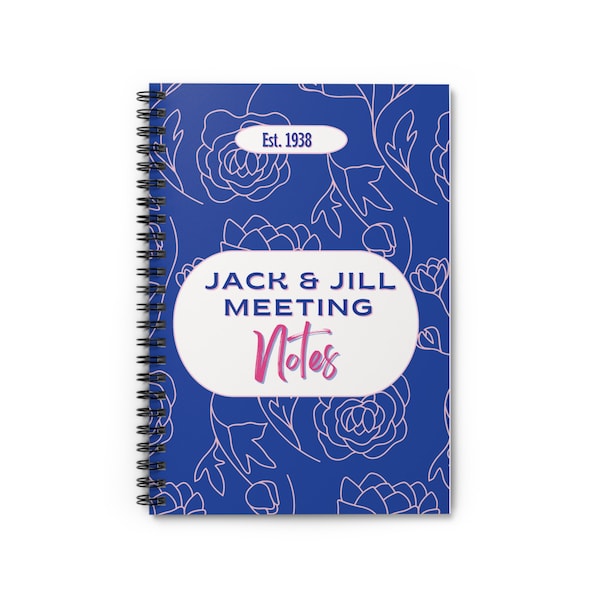 Jack and Jill of America Meeting Notes, J and J Mom | Jack and Jill of America Associate, Afrocentric  Notebook, Jack and Jill Notebook