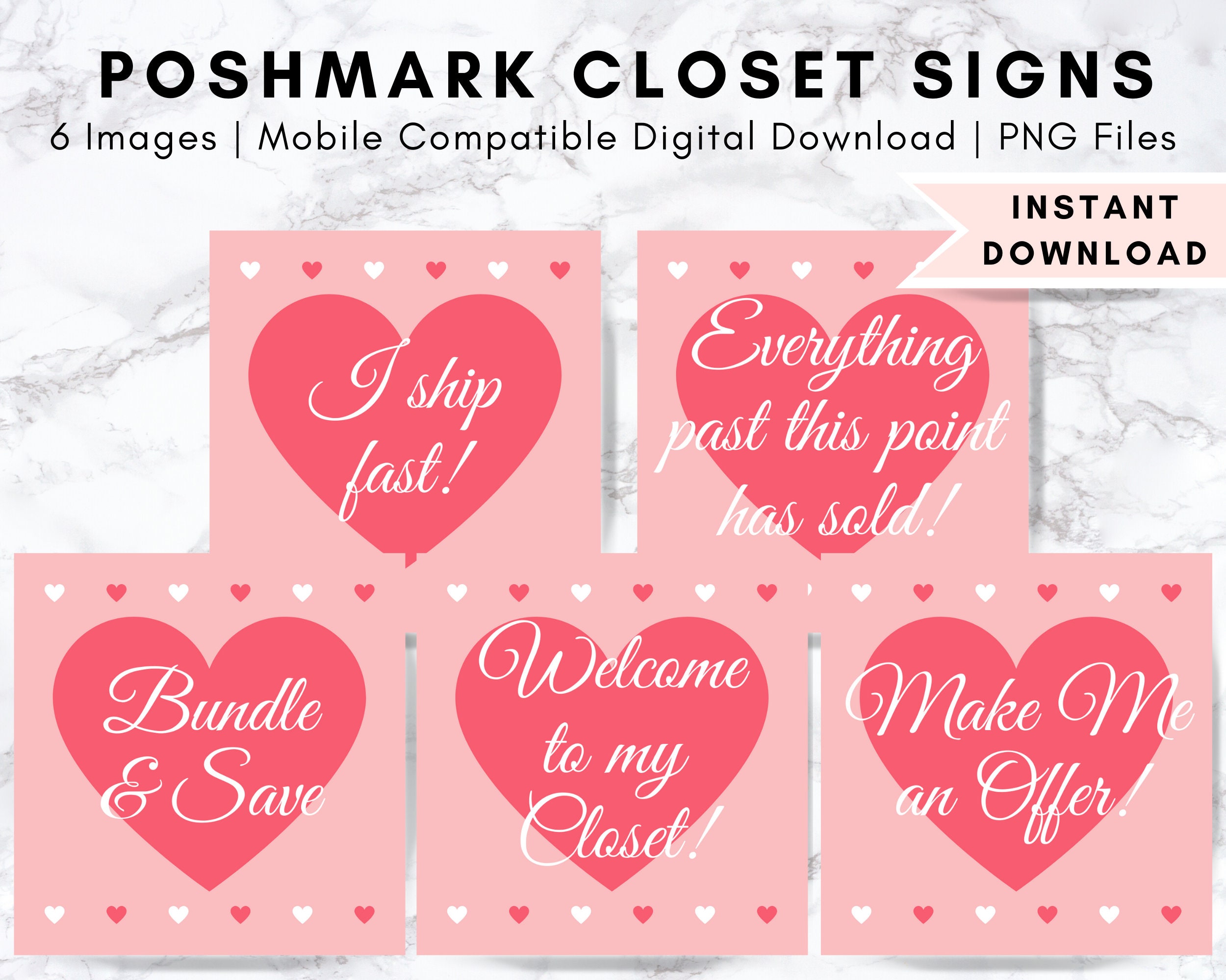 Send Me an Offer Sign Reseller Closet Sign: Make an Offer - Reseller Tool (digital  main image 2