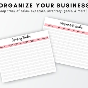 FILLABLE Poshmark Business Management Planner Bundle, Poshmark Organizer, Poshmark Statistics ...