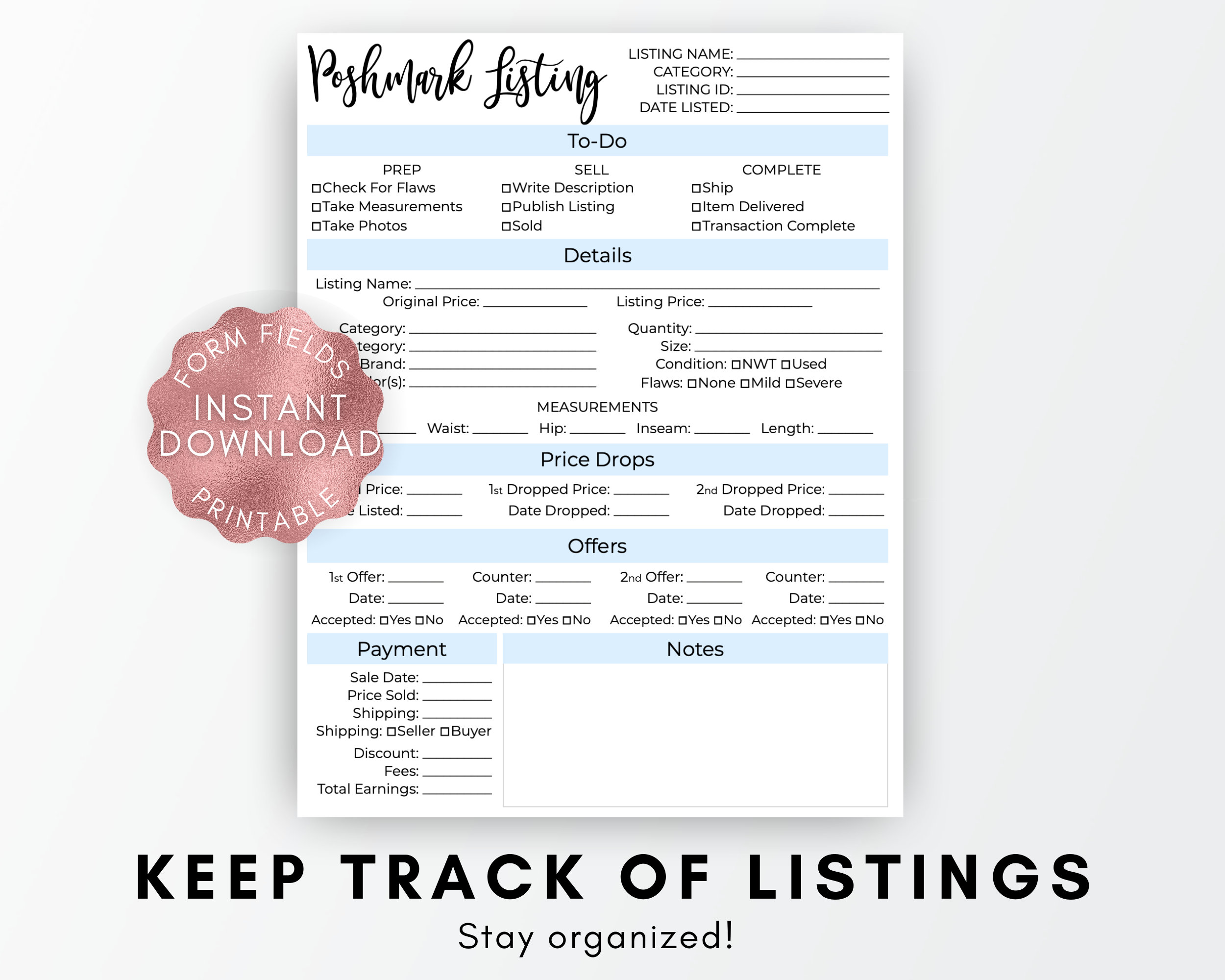 Your Poshmark Brand Checklist - vdfuapx