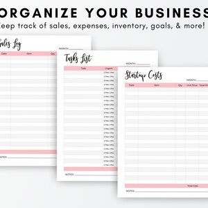 FILLABLE Poshmark Business Management Planner Bundle, Poshmark Organizer, Poshmark Statistics ...