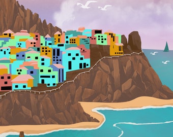 Above the Sea (Digital Art)
