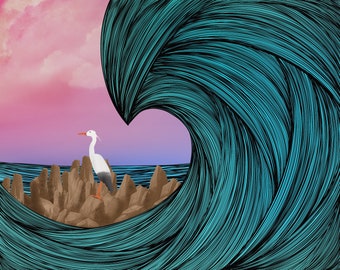 On the Rocks 2 (Digital Art)