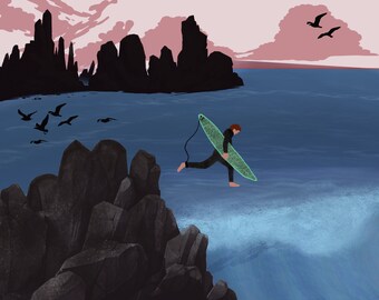 Let's Surf (Digital Art)