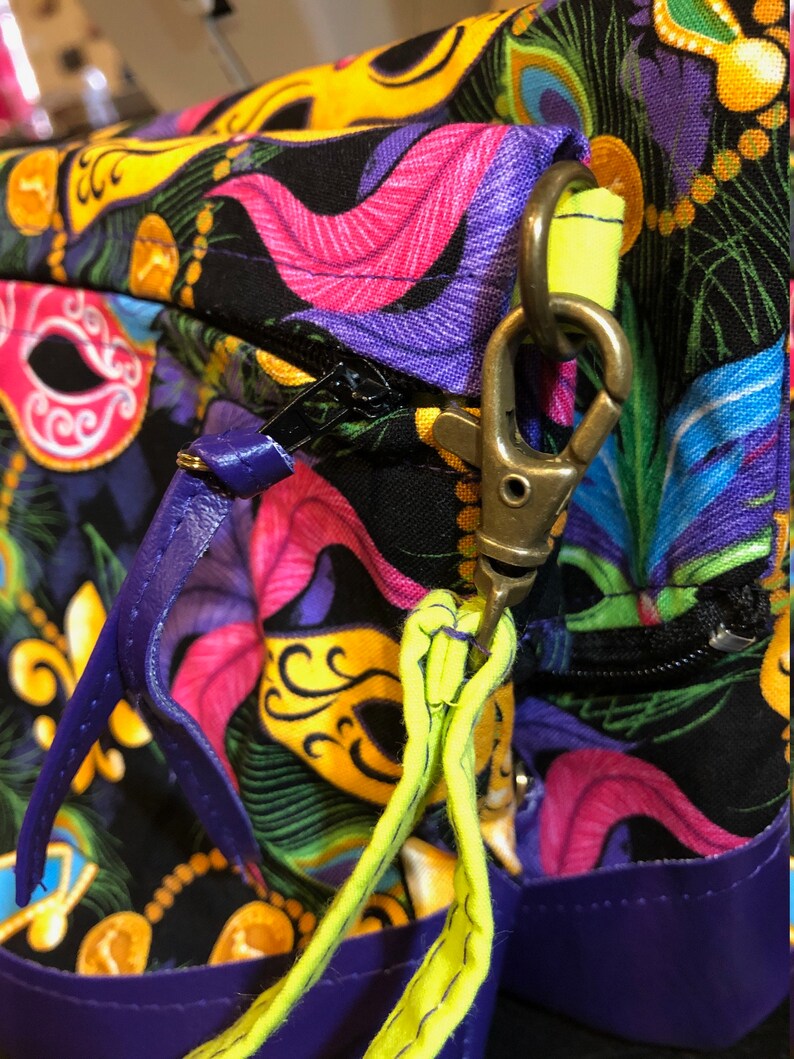 Mardi Gras Theme Heidi Wristlet