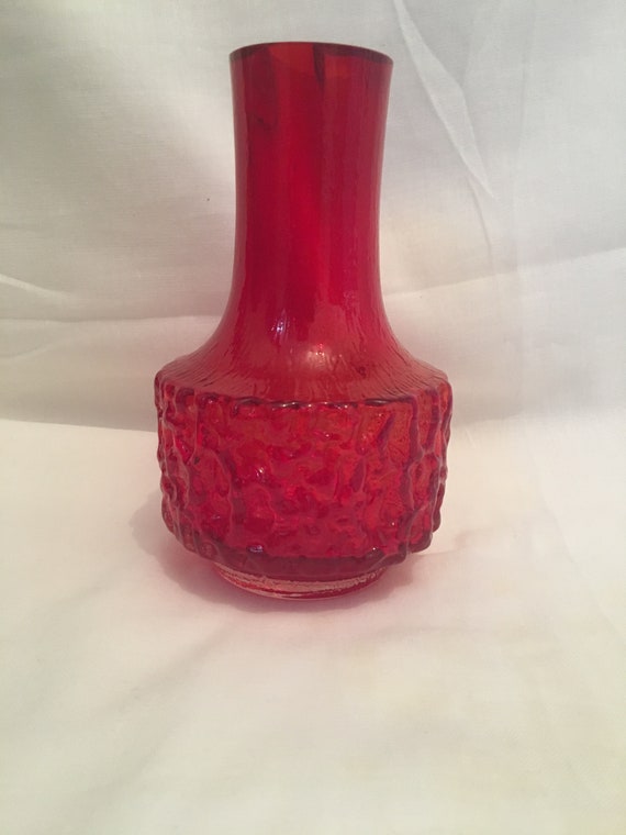 Whitefriars Mallet Vase Etsy