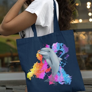 Delfin Spritzen Kunst Sublimationsdesign bunt Spritzen Meer Ozean Delfin Clipart 2 Designvariationen Liebe Delfine Geschenkidee